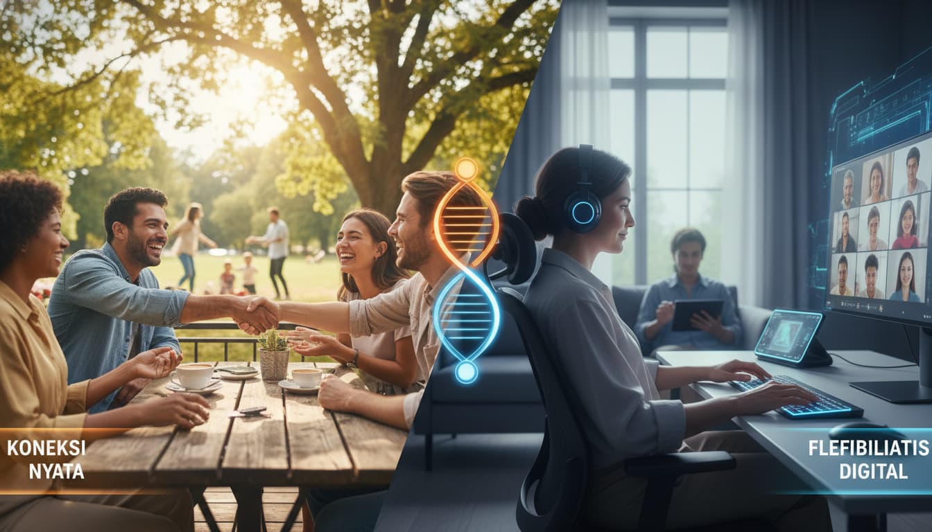 Model Hybrid Learning: Strategi Menyeimbangkan Interaksi Fisik dan Fleksibilitas Digital